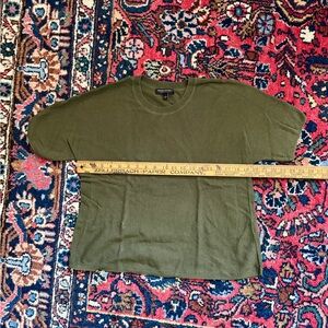 Banana Republic Olive Green Crew Neck Sweater